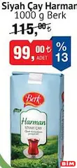 BERK SİYAH ÇAY HARMAN 1 KG